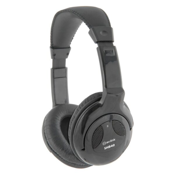 QTX SHB40 6.3 mm Black Headphones