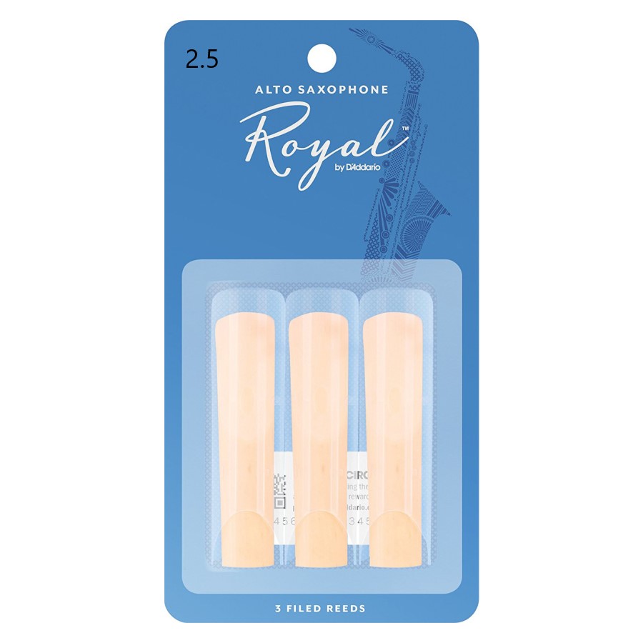 Rico Royal 2 5 3 Pack Alto Sax Reeds Mickleburgh Musical Instruments