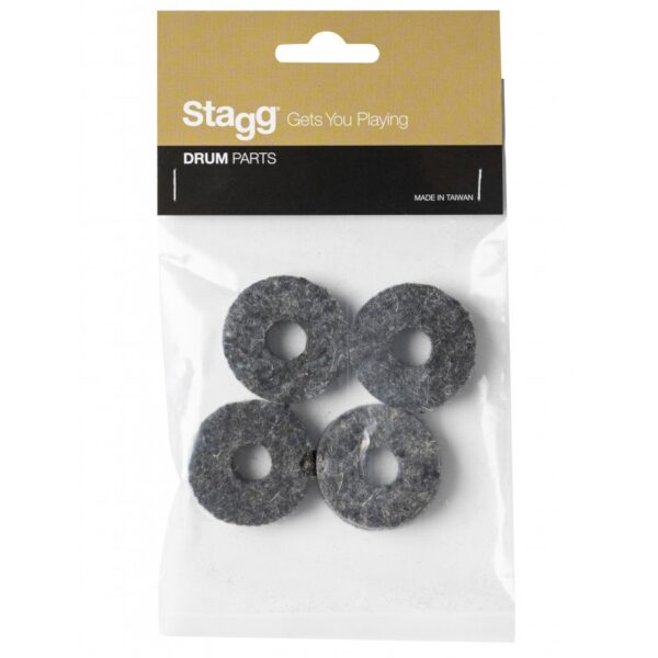 Stagg SPRF1-4 Pack of 4 Cymbal Felts (10mm)