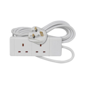 AVSL 5m, White 2-Way Extension Lead