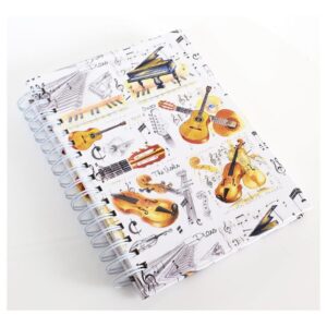 Little Snoring Classical Instruments A6, Hardback, Lined Notebook