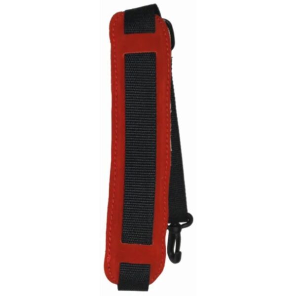 Leathergraft Padded Saxophone Strap, Red Suede