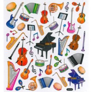 Musical Instrument  Stickers