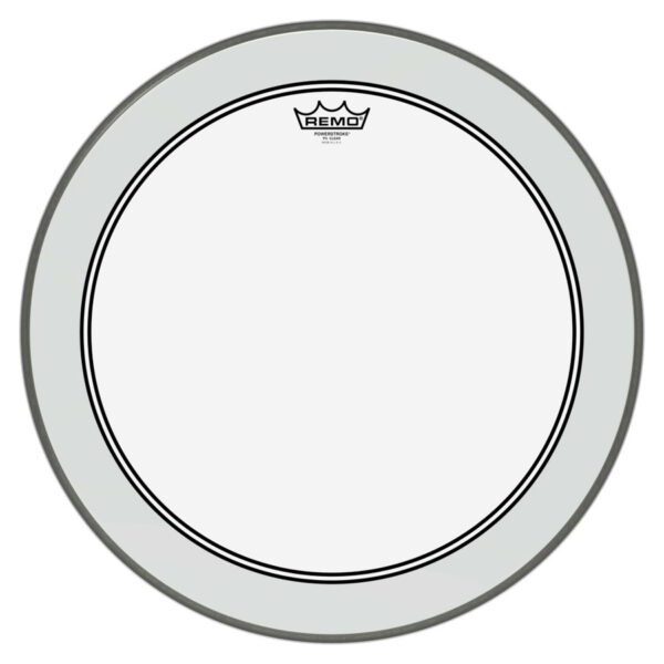 Remo Powerstroke P3 Clear Bass Drum Head, 22"