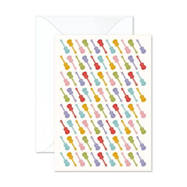 Vintage Ukuleles  Greetings Card