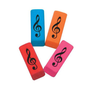 Treble Clef Wedge Eraser