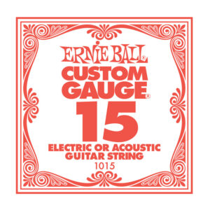 Ernie Ball Plain .015 Guitar String