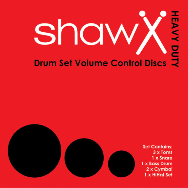 Shaw Volume Control Rock & Cymbal Set Practice Discs