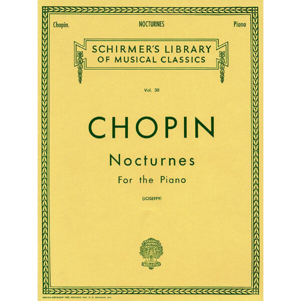 Chopin: Nocturnes for the Piano (Schirmer)