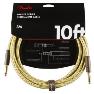 Fender Deluxe 10ft, Tweed straight/straight Instrument Cable