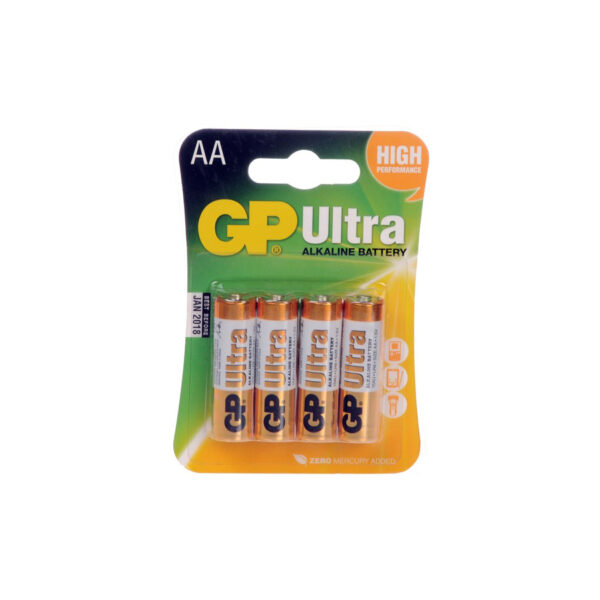 GP Ultra AA Batteries, 4 Pack