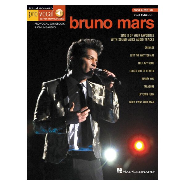 Pro Vocal Men's Edition Volume 58: Bruno Mars