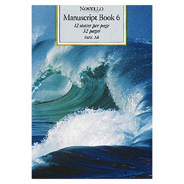Novello Manuscript Book 6: 12 Staves - 32 Pages (A4)