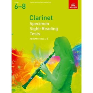 Clarinet Grades 6-8 Spec S-R Tests (ABRSM)