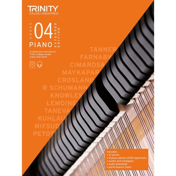 Trinity College London Piano Pieces & Exercises Grade 4, from 2021 (with Audio)