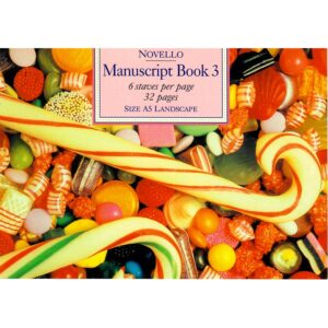 Novello Manuscript Book 3: 6 Staves - 32 Pages (A5)