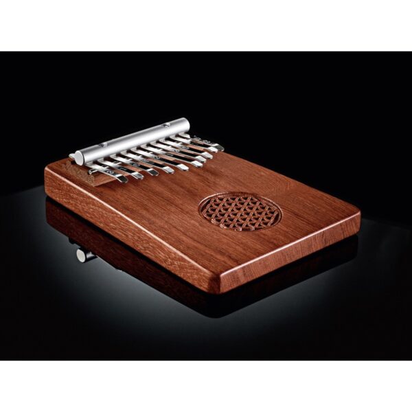 Meinl Sonic Energy KL1002FOL Solid 'Flower of Life' Kalimba 10-Notes, Zambesi Redwood - Image 11