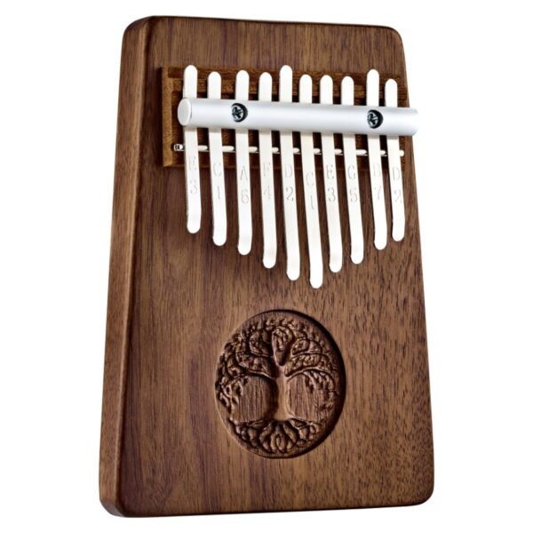 Meinl Sonic Energy KL1001TOL Solid 'Tree of Life' Kalimba 10-Notes, Black Walnut