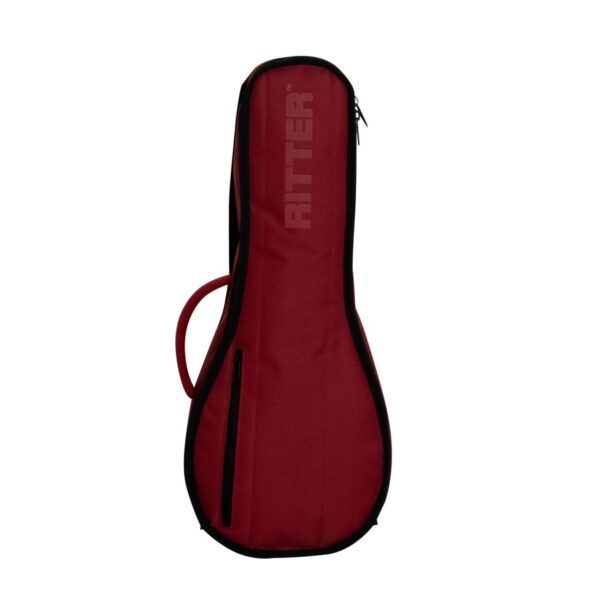 Ritter Flims 5mm Padded Soprano Ukulele Bag, Spicey Red