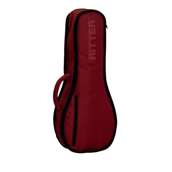 Ritter Flims 5mm Padded Soprano Ukulele Bag, Spicey Red - Image 2