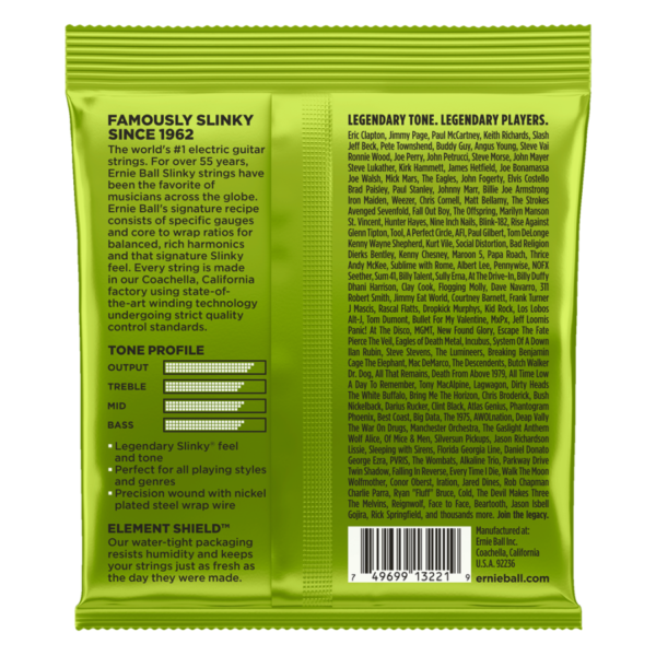 Ernie Ball Regular Slinky 10-46 Electric Strings - Image 2