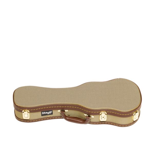 Stagg GCX-UKS GD Tweed, Soprano Ukulele Case - Image 2