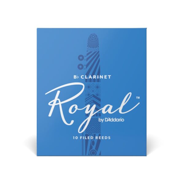 Royal by D'Addario Bb Clarinet Reeds, Strength 2.5, 10-pack