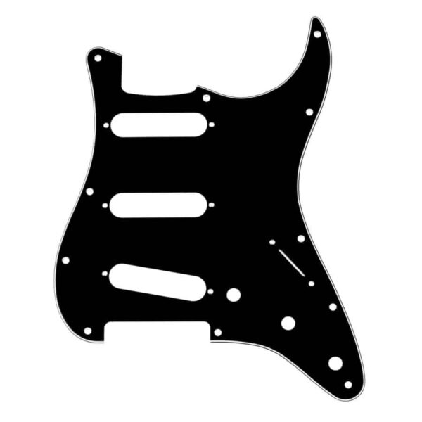 Fender Stratocaster Pickguard, Black