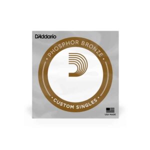 D'Addario, Acoustic Guitar Single String, PB035,  Phosphor Bronze Wound, .035