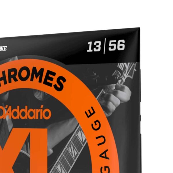 D'Addario, XL Chromes Electric Guitar Strings, ECG26,  13-56 Medium - Image 4