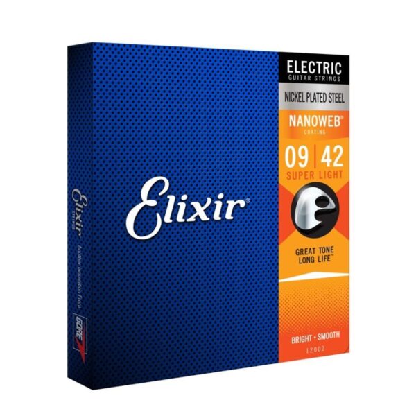 Elixir Nickel Nanoweb Electric Guitar String set, 9-42 - Image 2