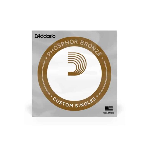 D'Addario, Acoustic Guitar String, PB026, Phosphor Bronze Wound, .026