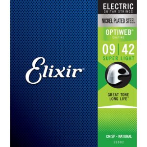 Elixir Nickel Optiweb Electric Guitar String Set, 9-42