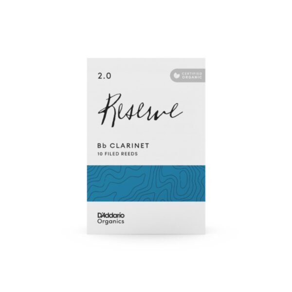 D'Addario Organic Reserve Bb Clarinet Reeds, 10-Pack