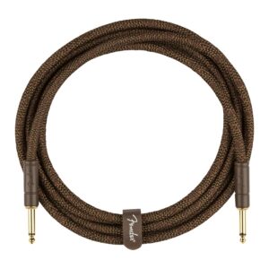 Fender Paramount Acoustic Guitar Cable, 10ft, Brown