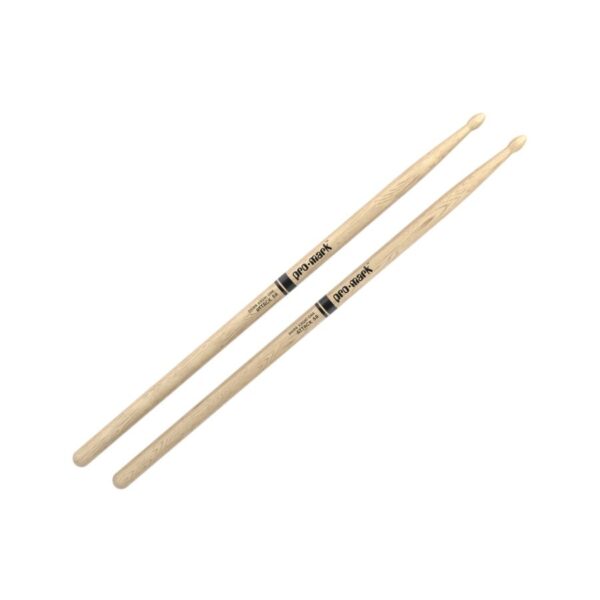 Promark Classic Attack 5A Shira Kashi Oak Drum Sticks, Oval Wood Tip