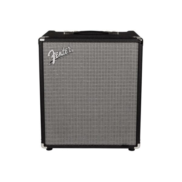 Fender Rumble 100 (V3) Bass Combo Amp, Black/Silver