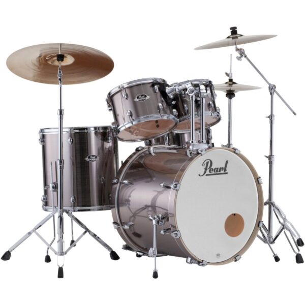 Pearl Export EXX Classic Rock Drum Kit, Smokey Chrome