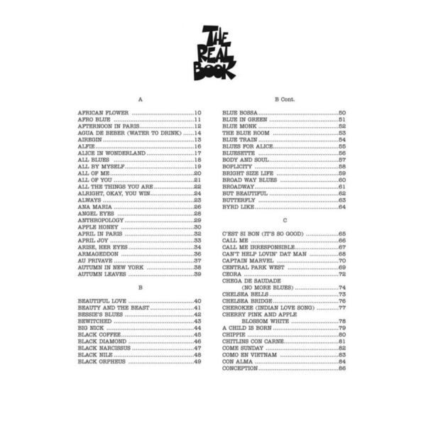 The Real Book, Eb Edition - Volume 1 (6th Edition) - Image 3