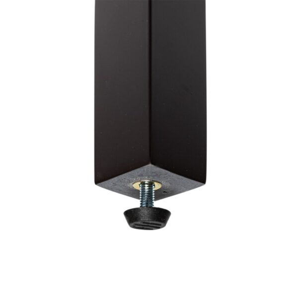 Stagg PBH390-BKP-SBK Hydraulic Piano Bench, Black Polished/Vinyl Top - Image 4