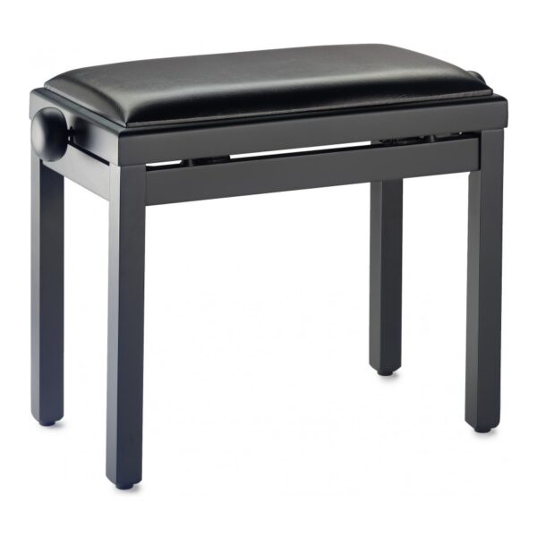 Stagg PBF39-BKP/SBK Black Polished/Vinyl Adjustable Stool