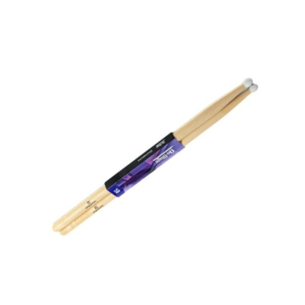 On Stage Maple 5B Drum Sticks, Nylon Tip