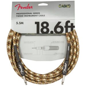 Fender Pro 18.6' Instrument Cable, Desert Camp