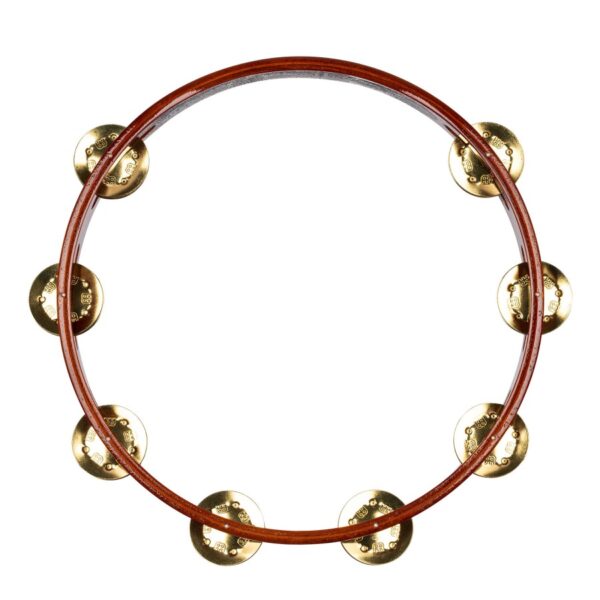 Meinl TA1B-AB Tambourine, 1 Row, Brass Jingles - Image 2