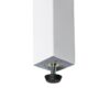 Stagg PBH390-WHM-VBK Hydraulic Piano Bench, White Matt/Velvet Top - Image 5