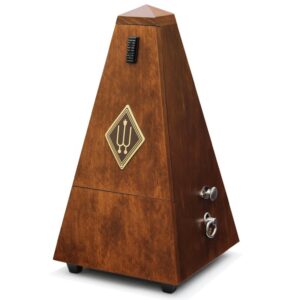 Wittner Maelzel 1626P Metronome, Walnut Colour Matt, With Bell