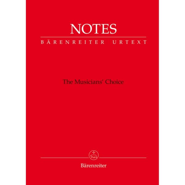 Barenreiter Notes Manuscript and Notebook, Mozart Red