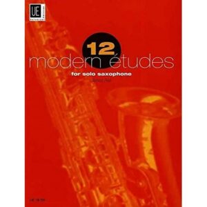 12 Modern Etudes for solo Saxophone (James Rae)