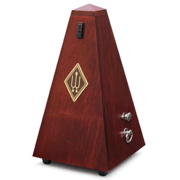 Wittner Maelzel 1626 Metronome, Mahogany Colour Matt, With Bell