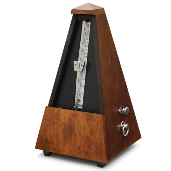 Wittner Maelzel 1626P Metronome, Walnut Colour Matt, With Bell - Image 2